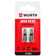 Біта Würth PH2, 1/4IN, L25 mm, 2шт. в блістері (1614176461902) - Фото №2