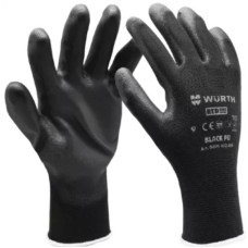 Рукавиці Würth захисні з поліуретановим покриттям Black PU, пара, розмір 10 (0899402410) - Фото №2